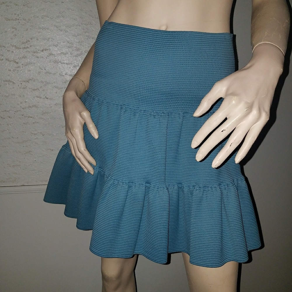 NWOT - Blue Ruffled Skirt
